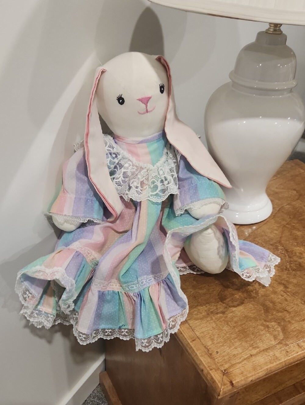 VINTAGE Folk 18 Inch Bunny